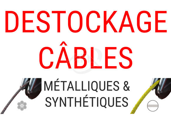 PROMO - CHUTES CABLE METALLIQUE ET SYNTHETIQUE